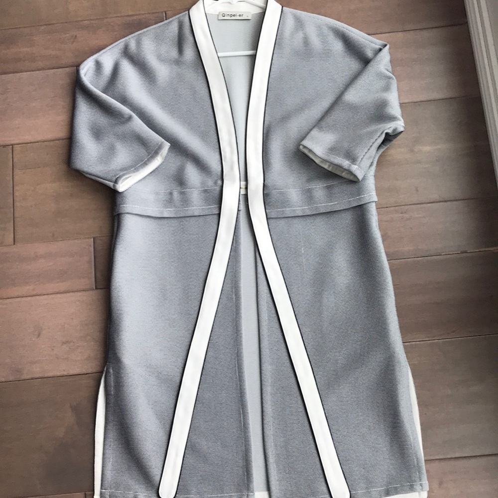 Quinpei-er trench coat grey S